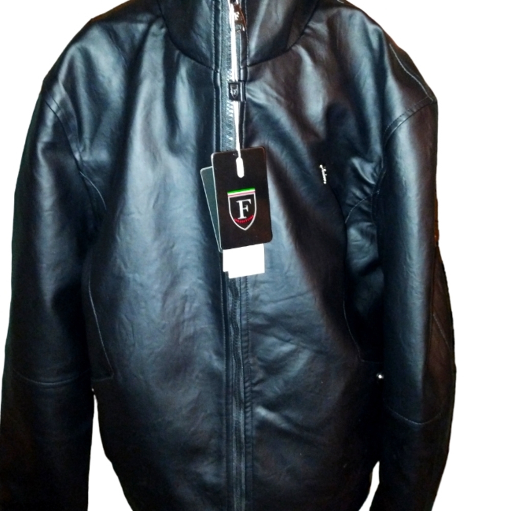 Italian leather jacket new